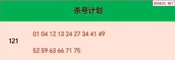杀号计划