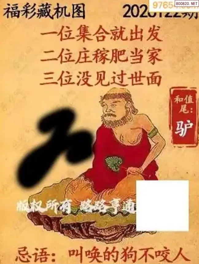 乐彩3D藏机图