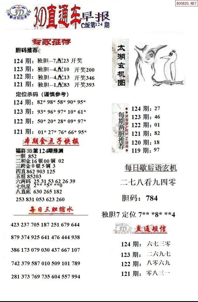 3D直通车3