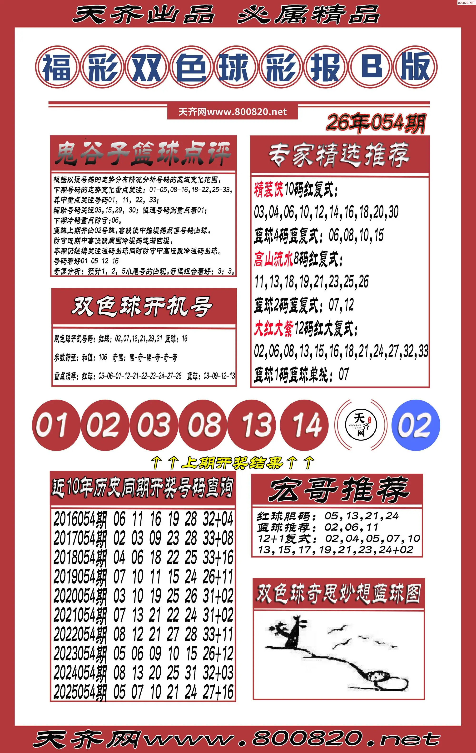 双色球彩报B版