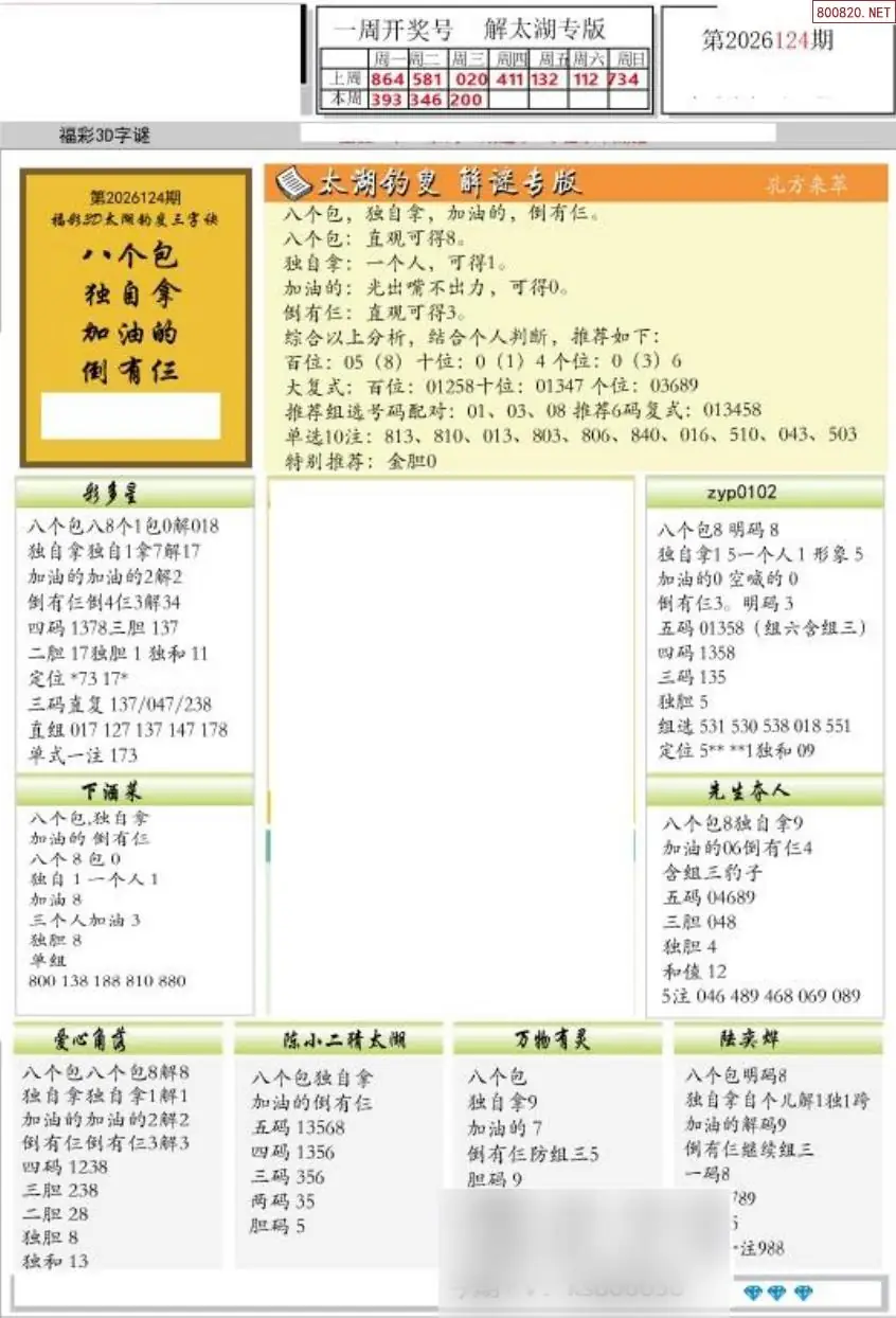 乐彩解太湖