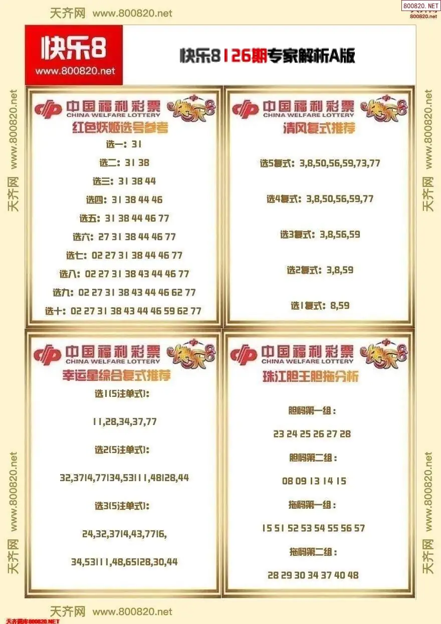 快乐8专家解析A版