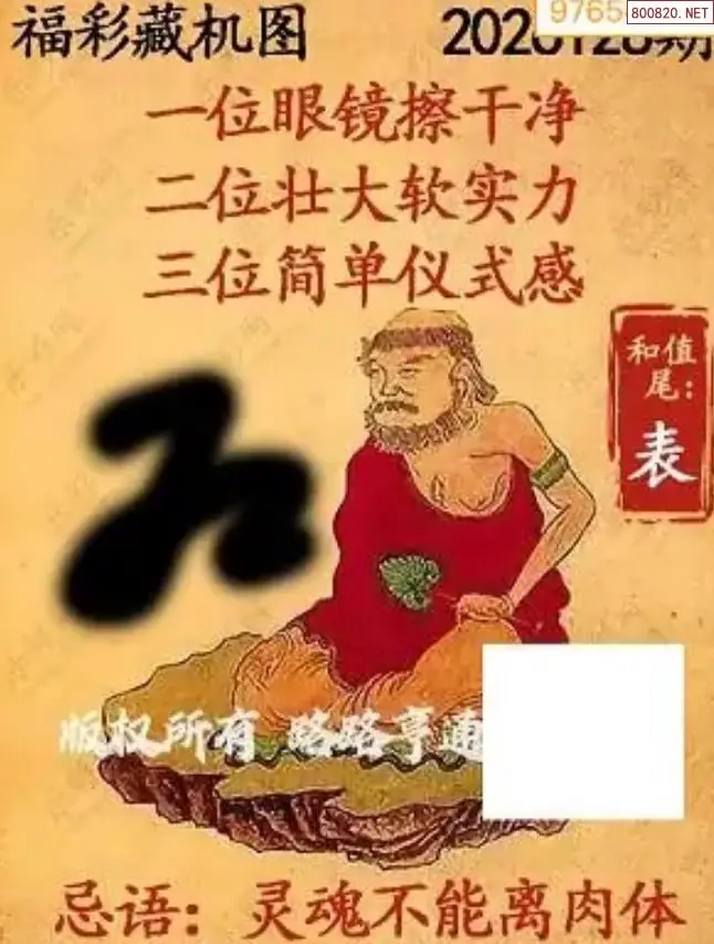乐彩3D藏机图