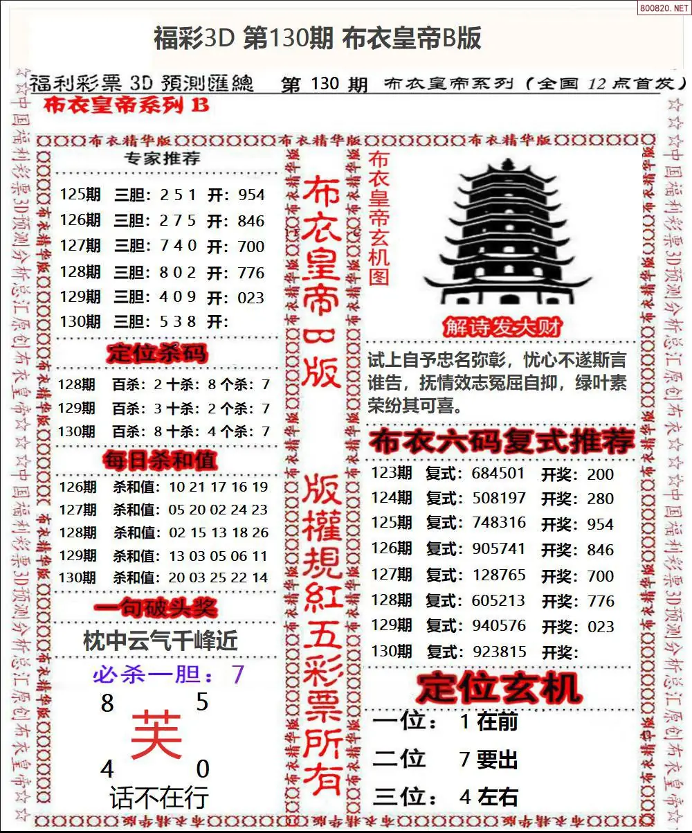 布衣皇帝B版
