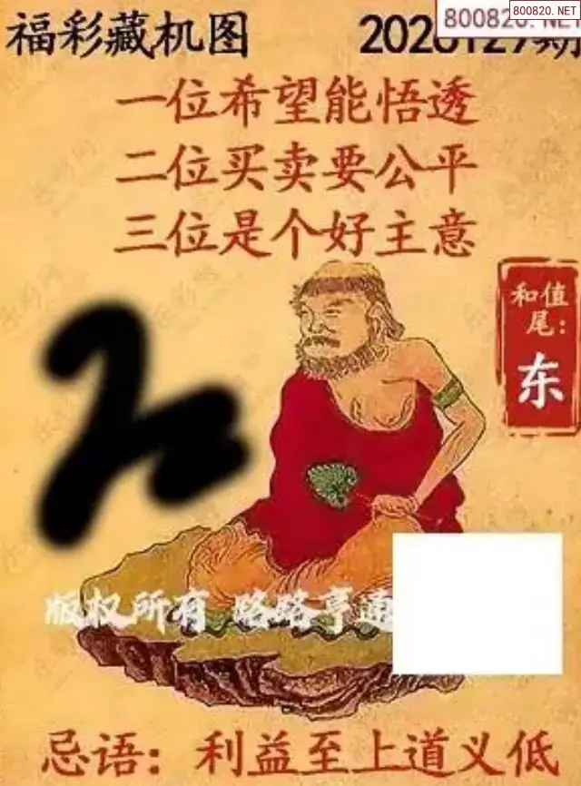 乐彩3D藏机图 | (藏机天机全图)