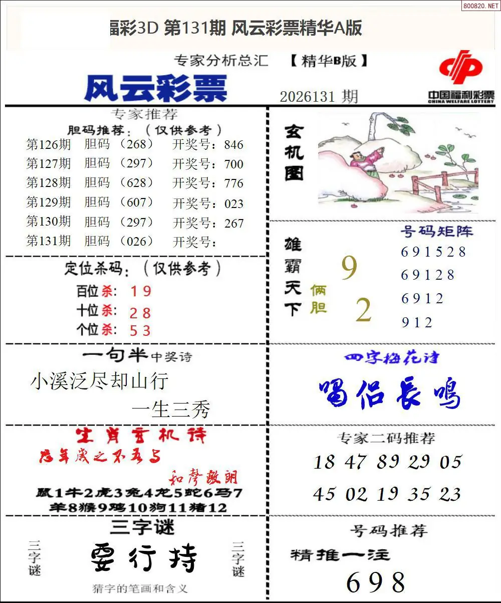 风云彩票精华B