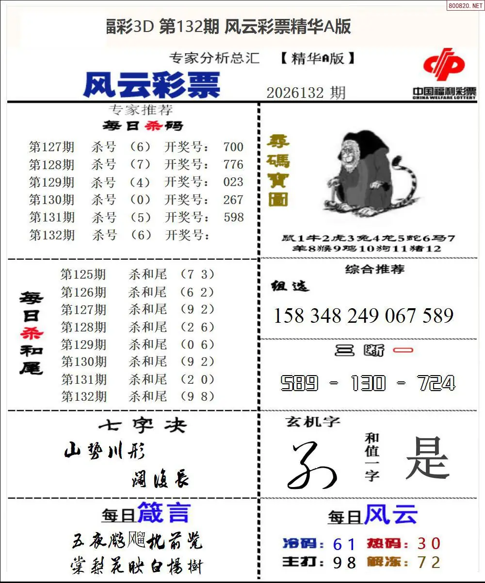 风云彩票精华A