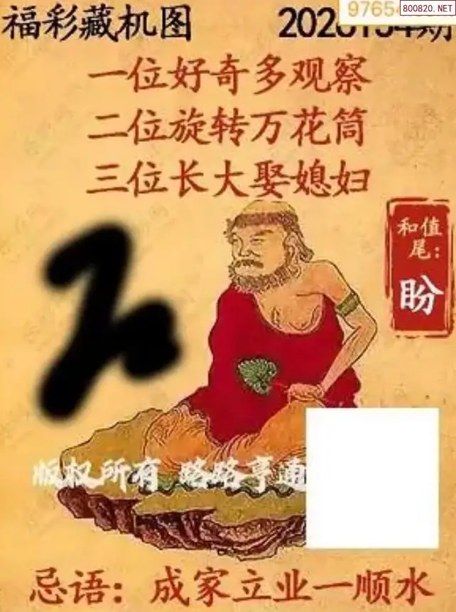 乐彩3D藏机图