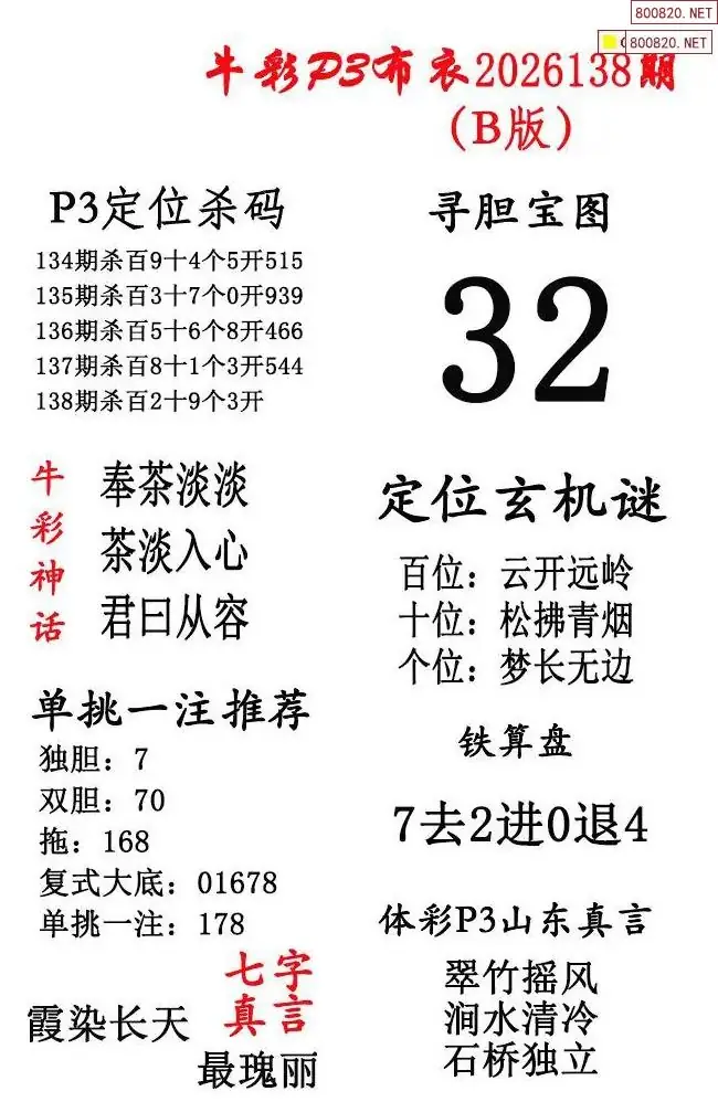 p3牛彩布衣B版