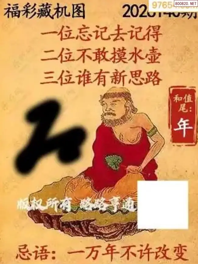 乐彩3D藏机图
