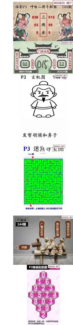 蜂巢天机图谜