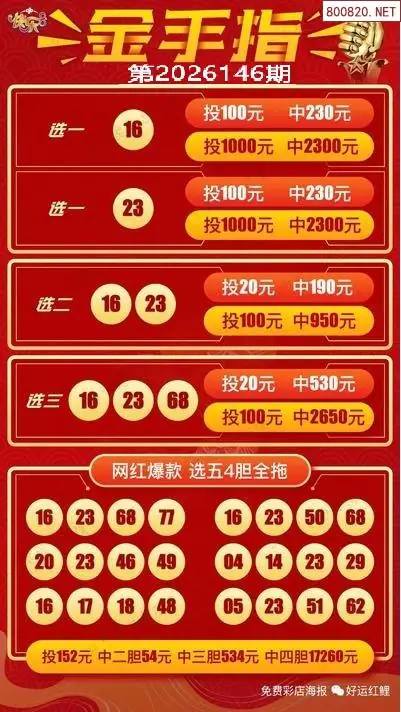 金手指选五四胆