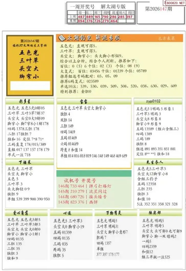 乐彩解太湖