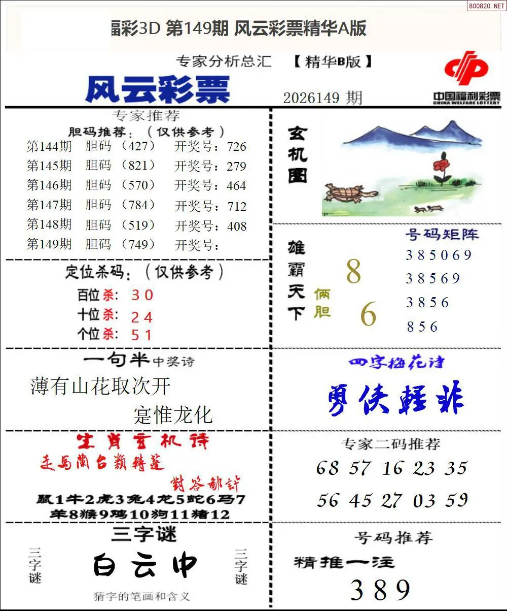 风云彩票精华B