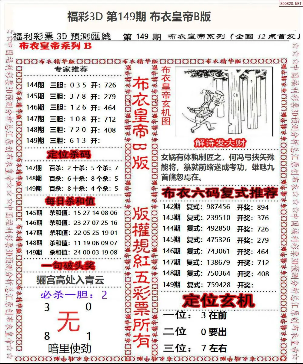 布衣皇帝B版