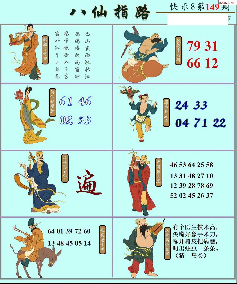 八仙图
