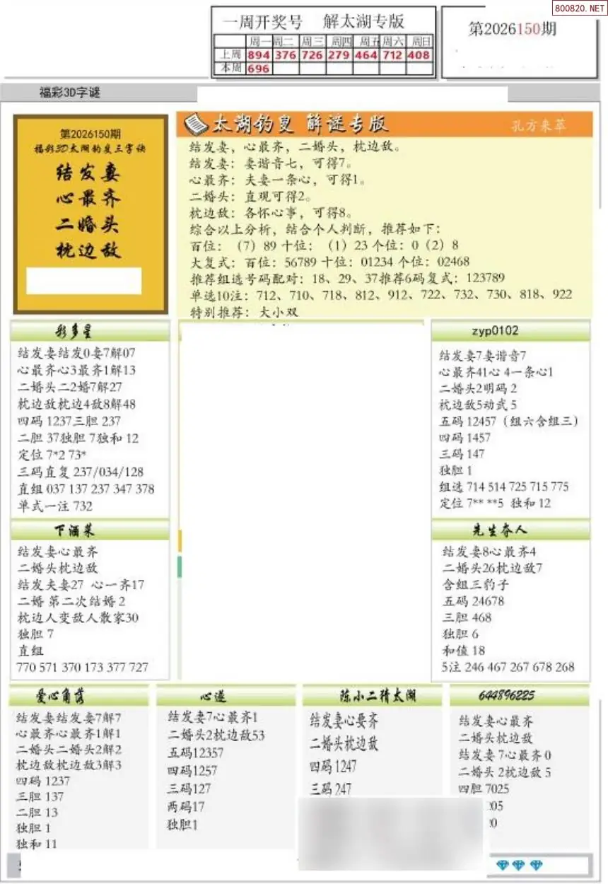 乐彩解太湖