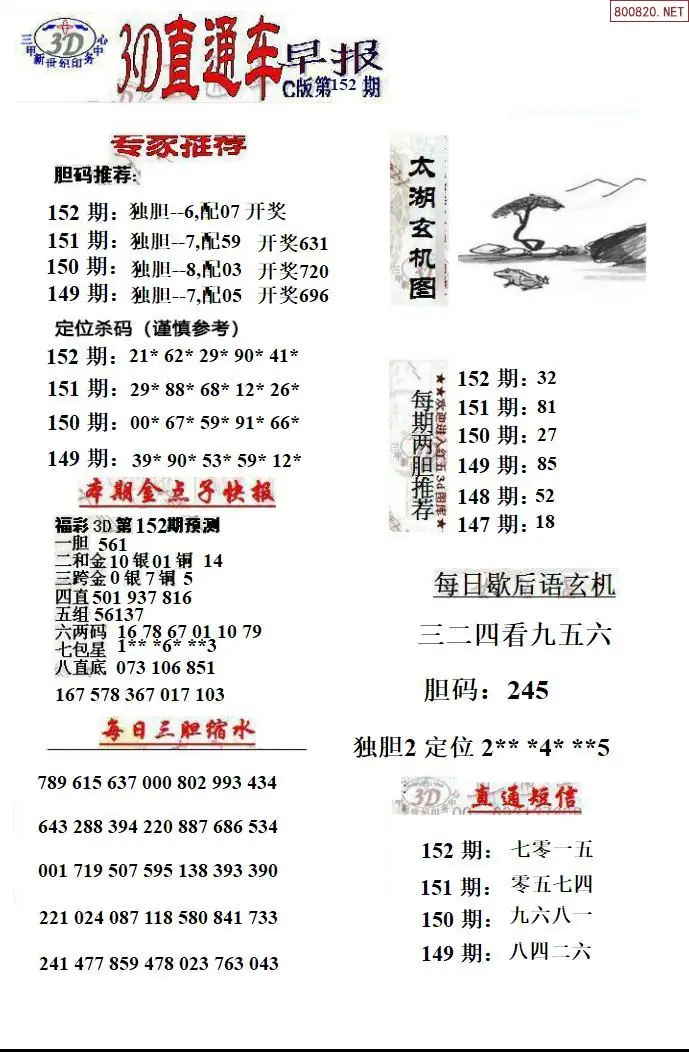 3D直通车3