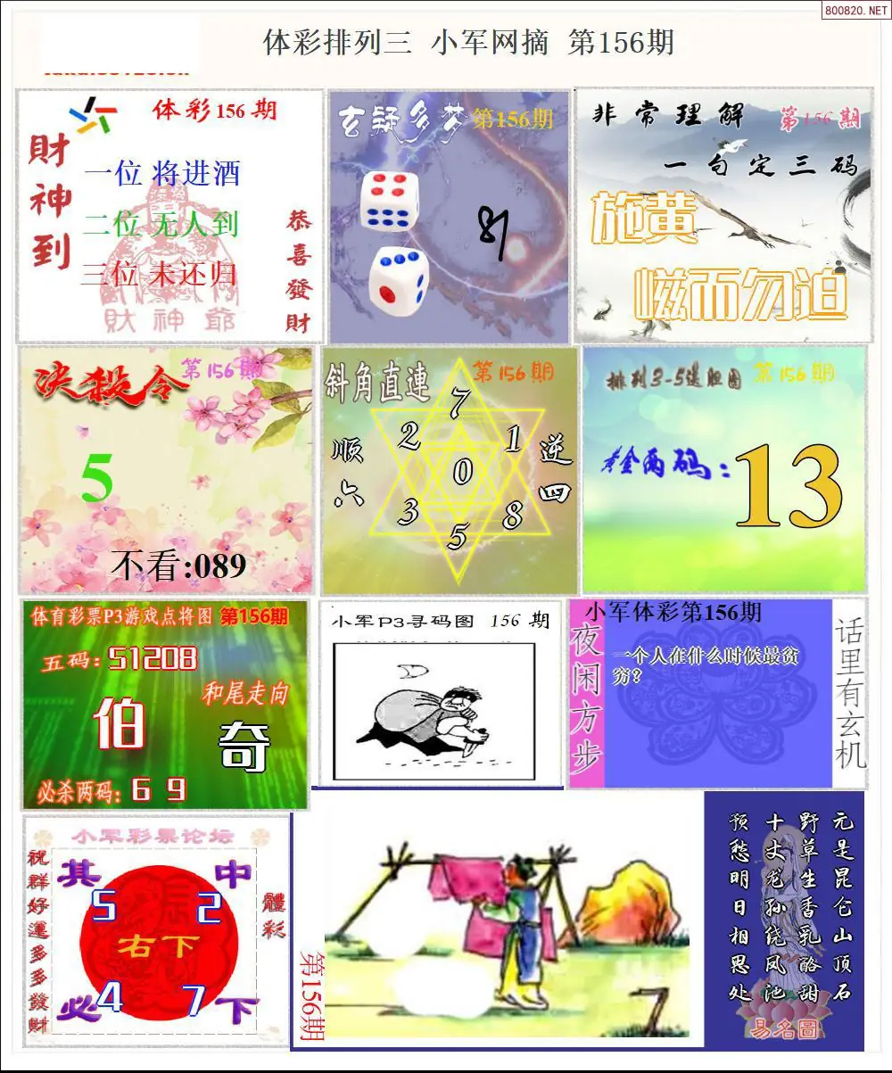 体彩P3小军网摘版