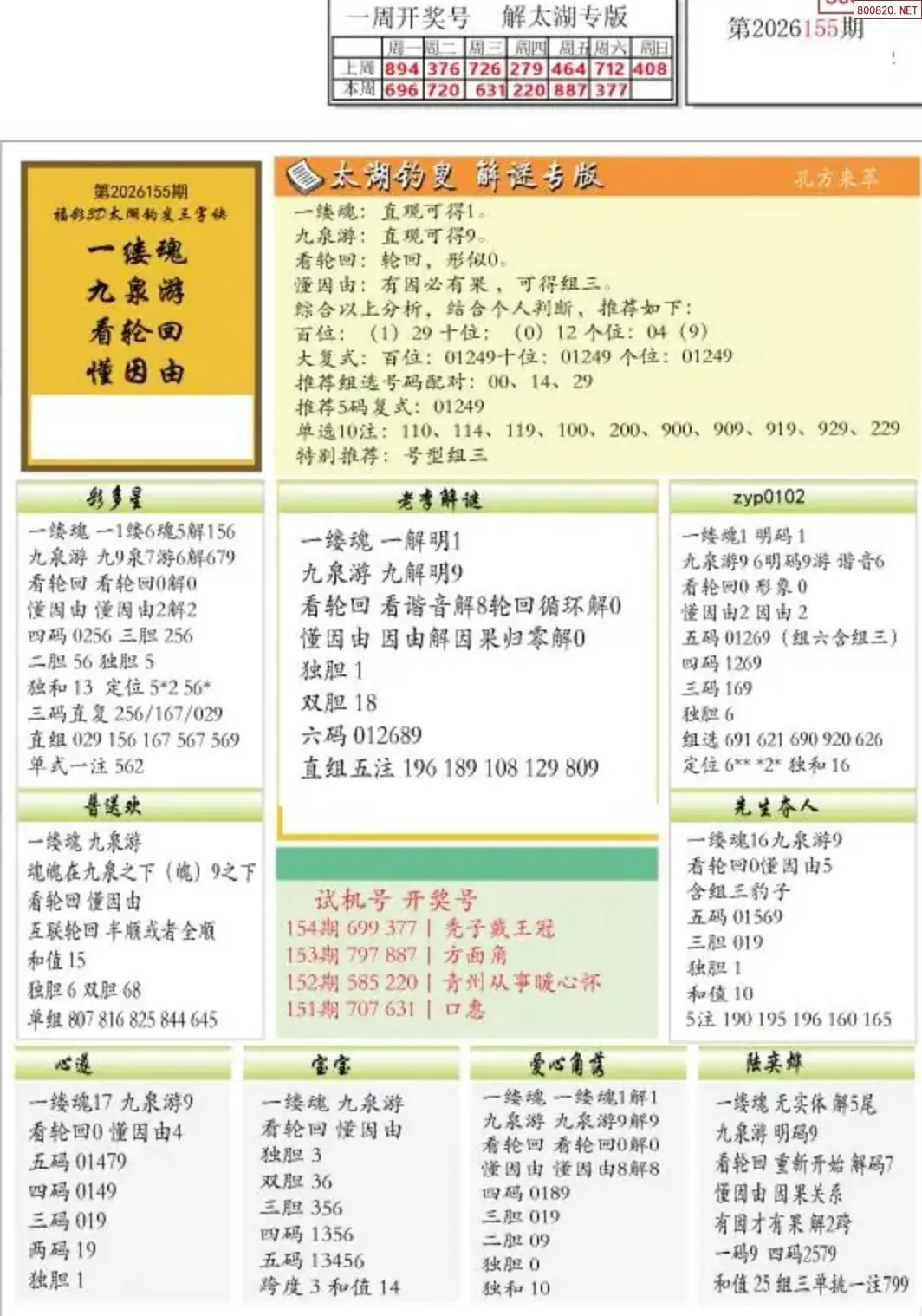 乐彩解太湖