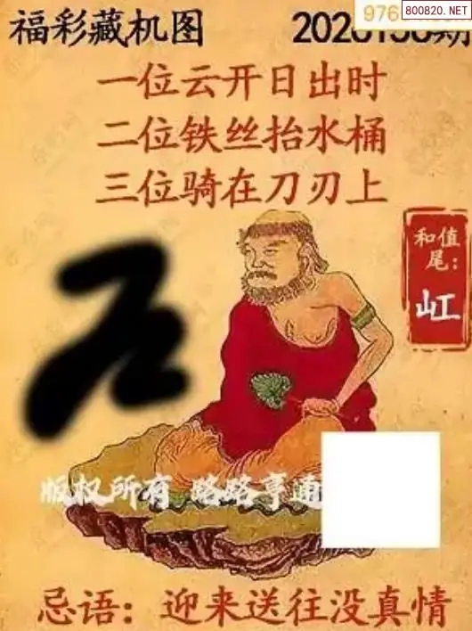 乐彩3D藏机图
