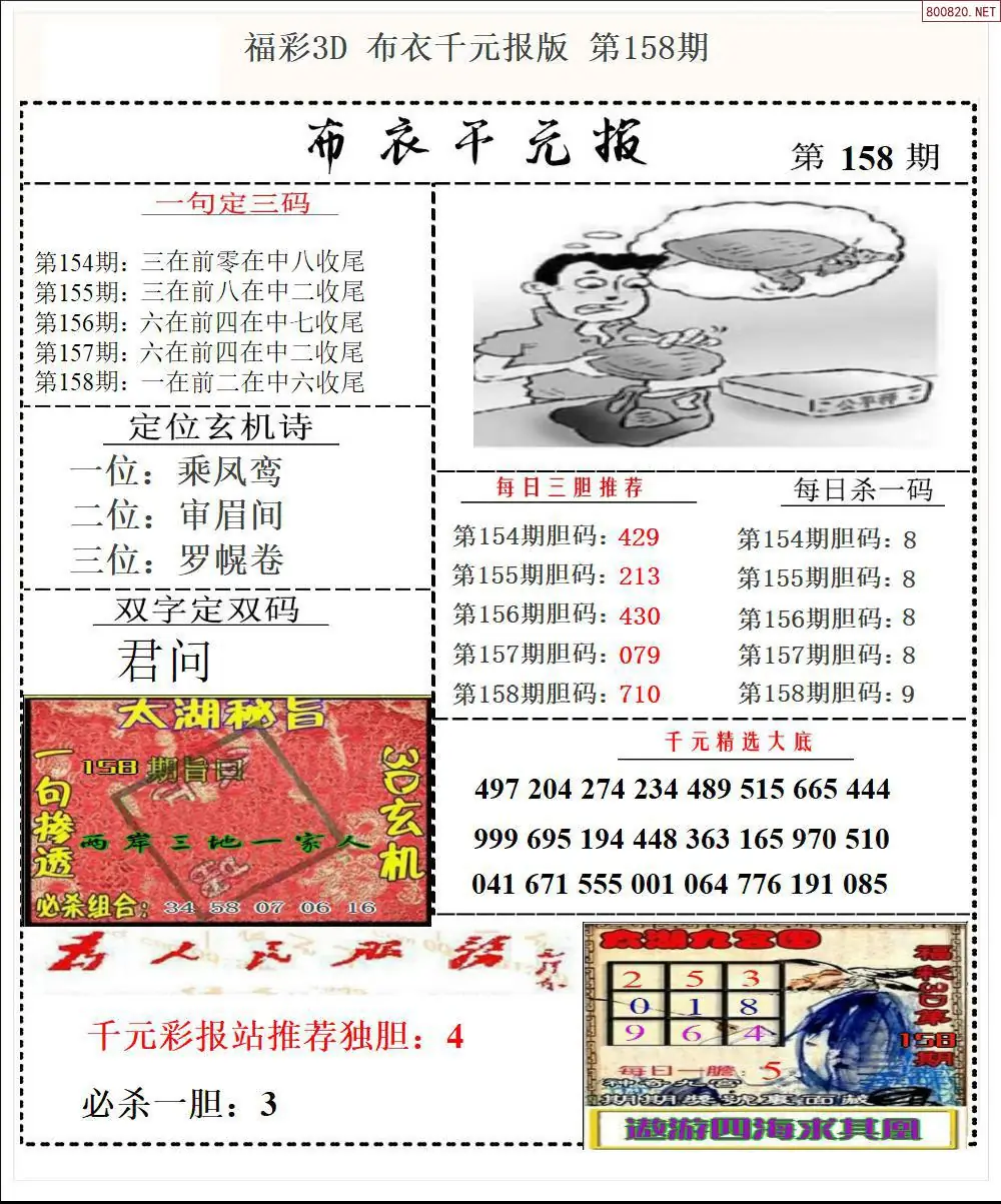 布衣千元报