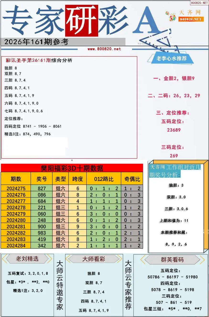A349专家研彩A版