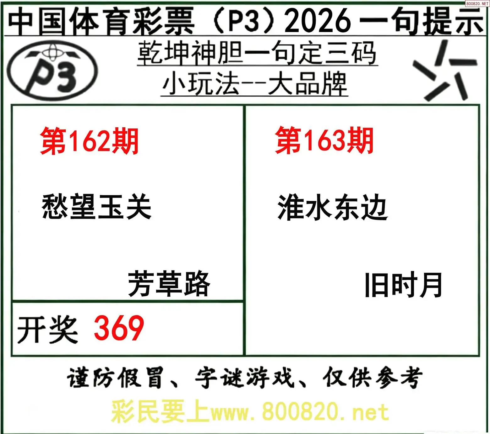 乾坤一句定三码