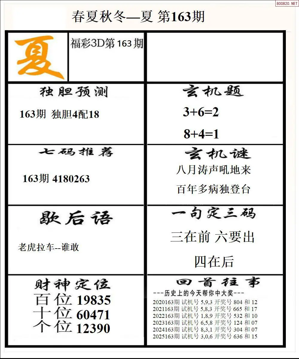 A190春夏秋冬2版