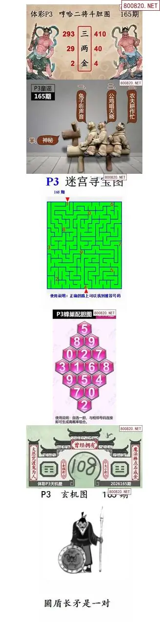 蜂巢天机图谜