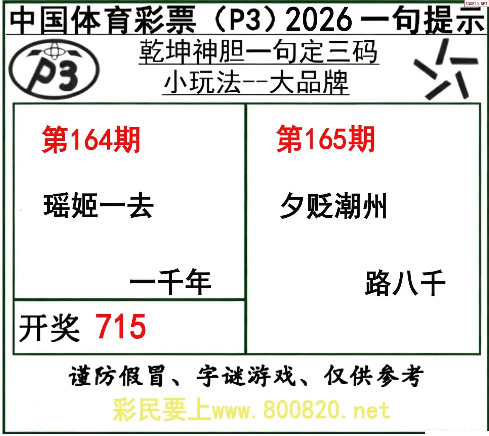 乾坤一句定三码