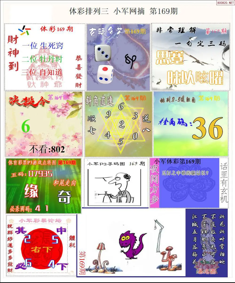 体彩P3小军网摘版