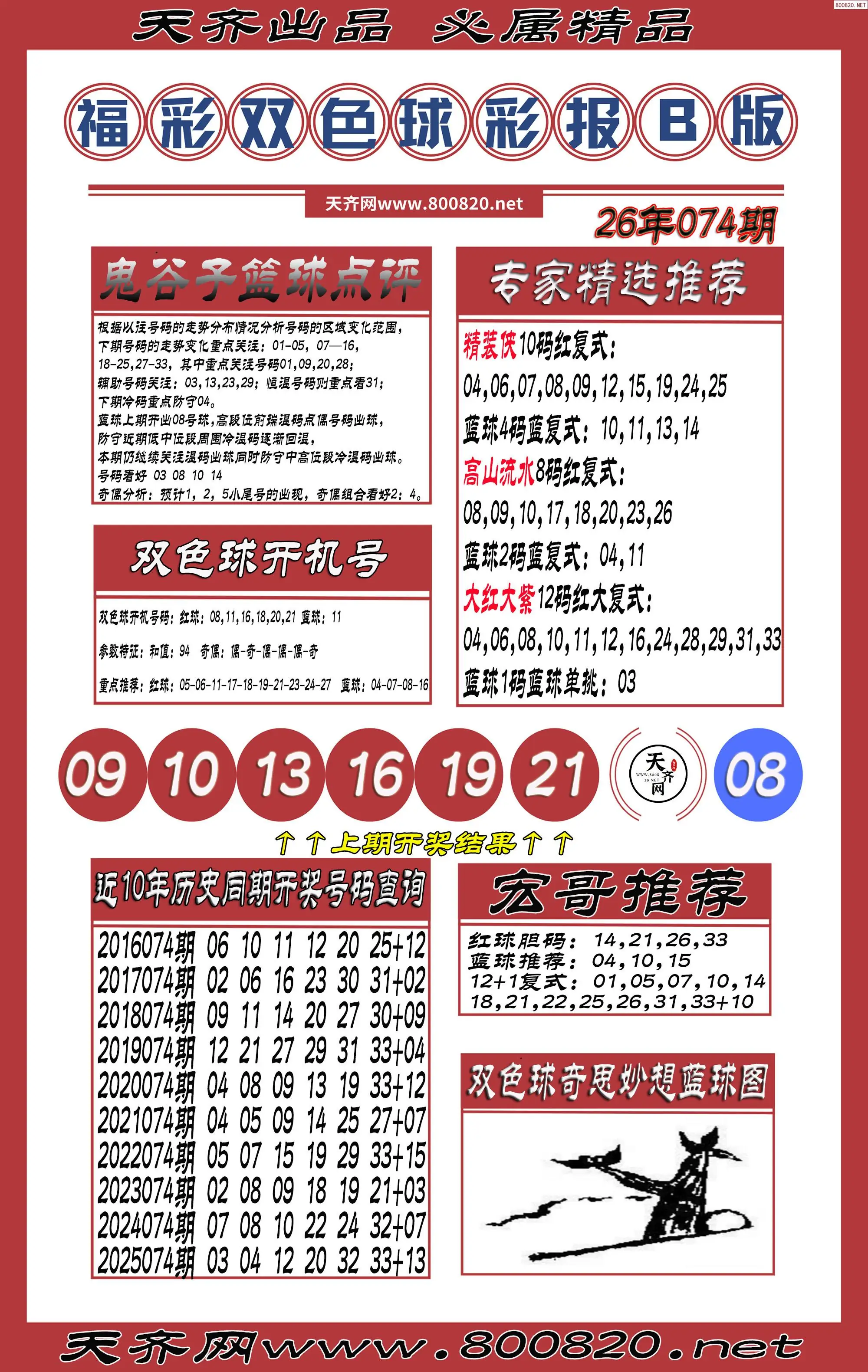 双色球彩报B版