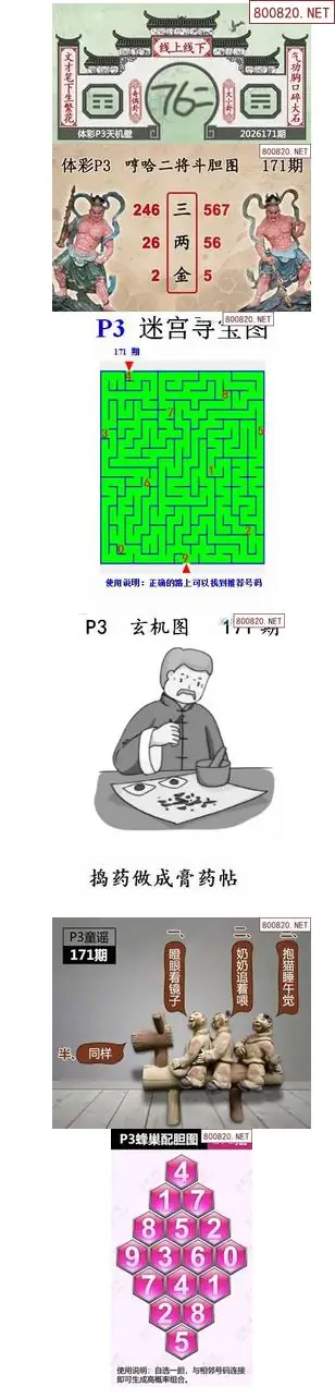 蜂巢天机图谜