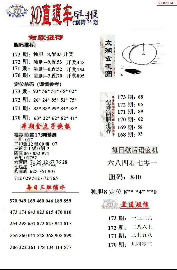 3D直通车3