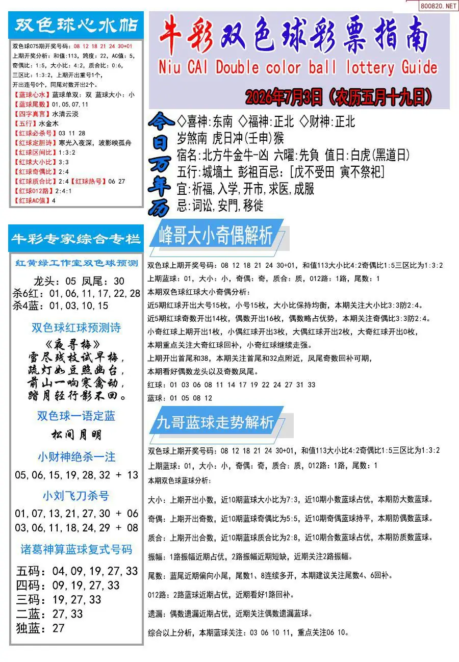 牛彩指南