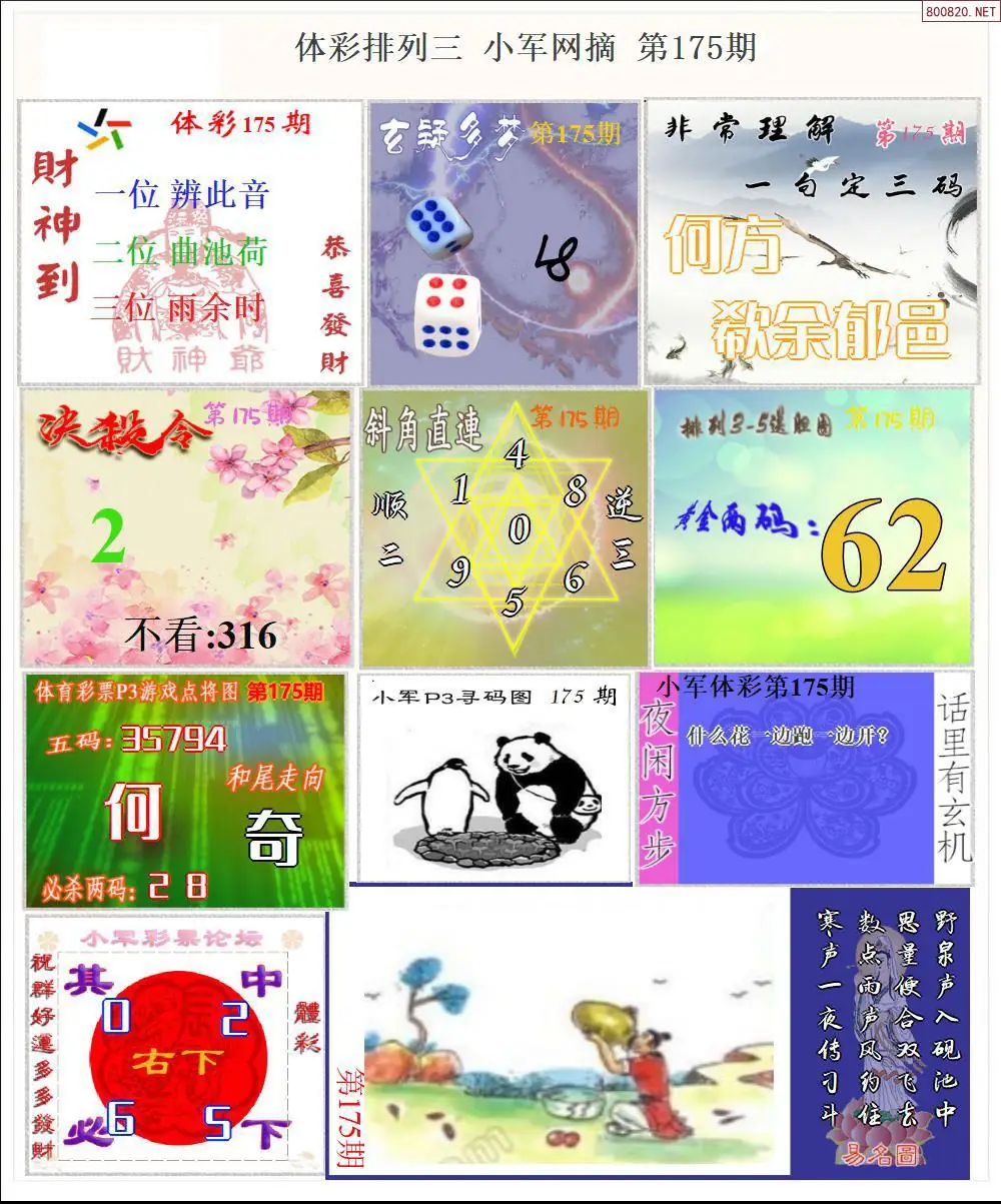 体彩P3小军网摘版