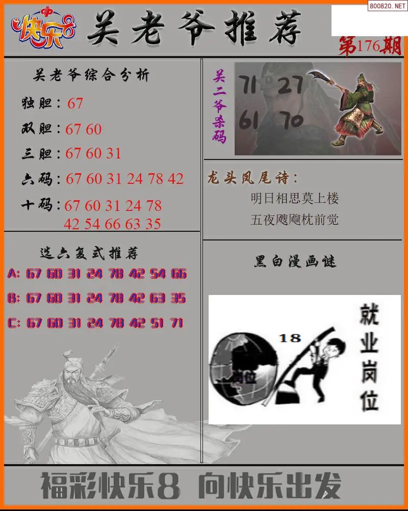关二爷看彩
