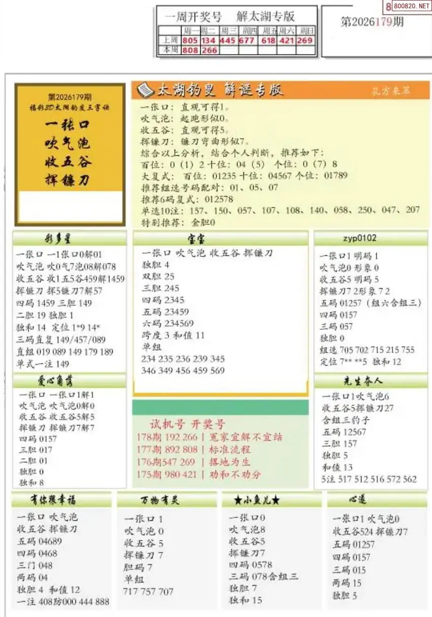 乐彩解太湖