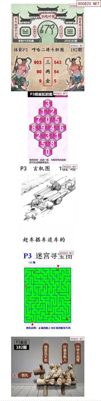 蜂巢天机图谜
