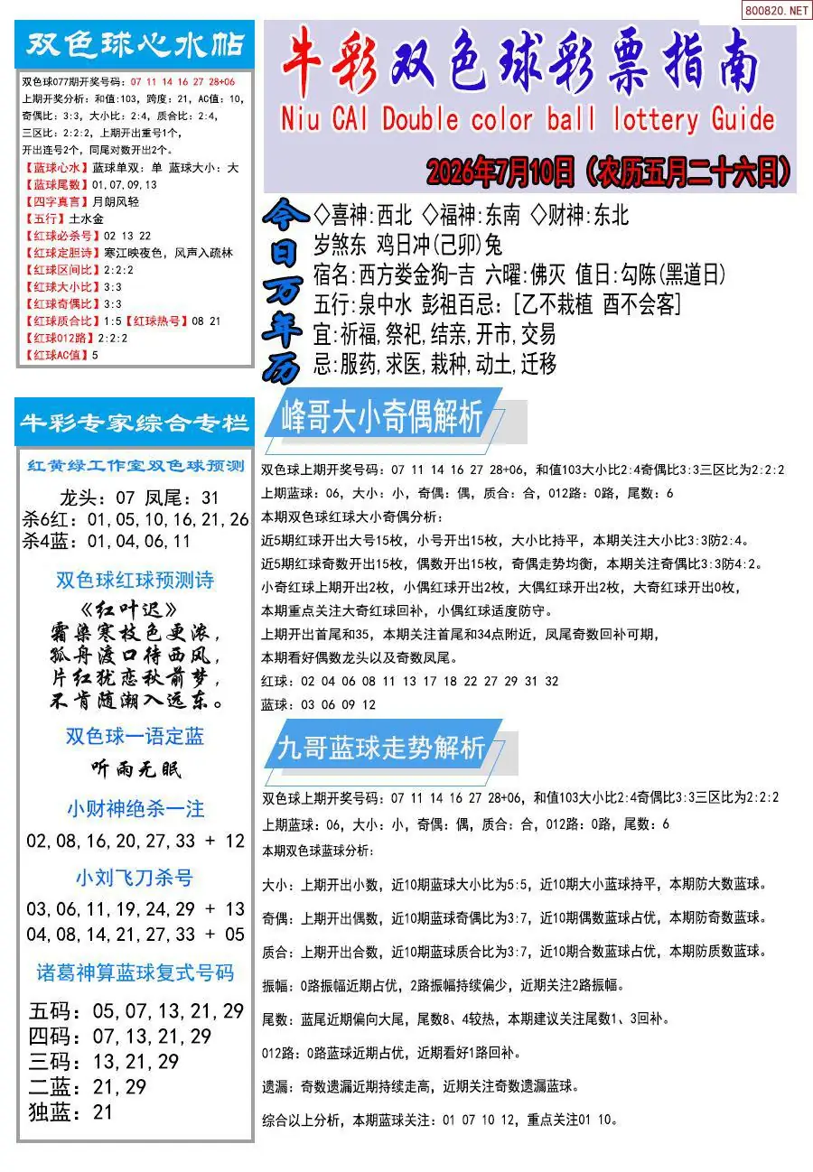 牛彩指南