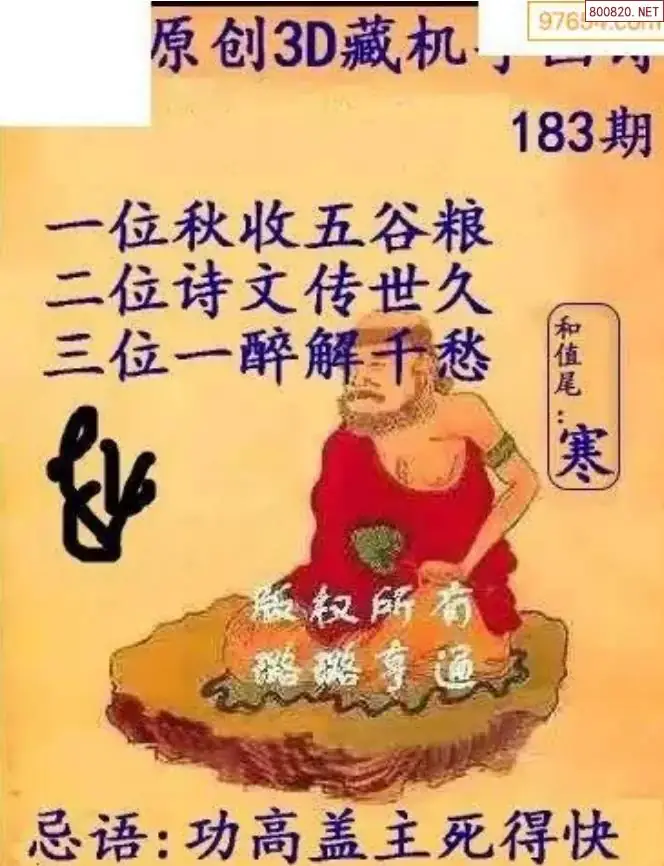 牛彩3D藏机图