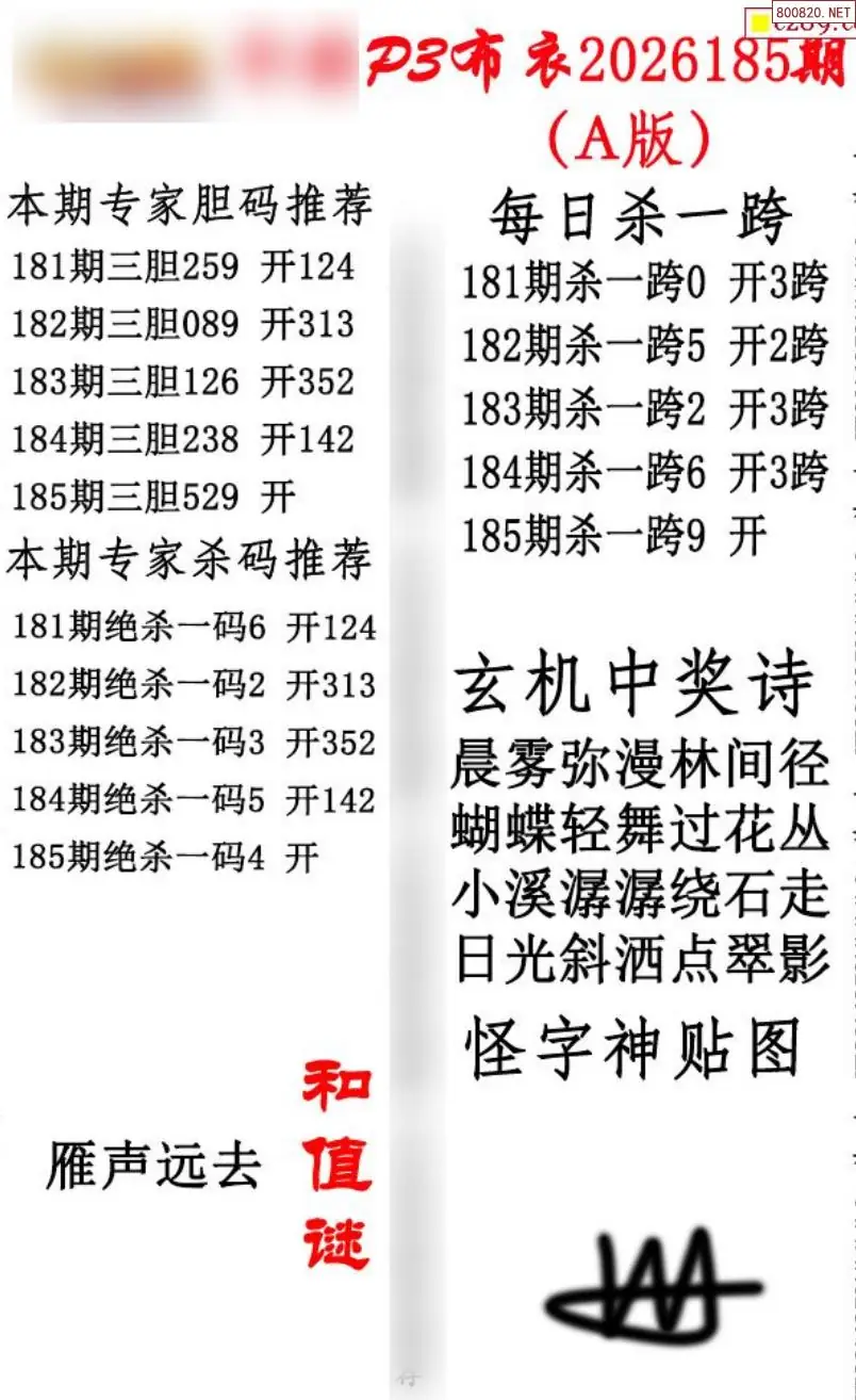 p3牛彩布衣A版