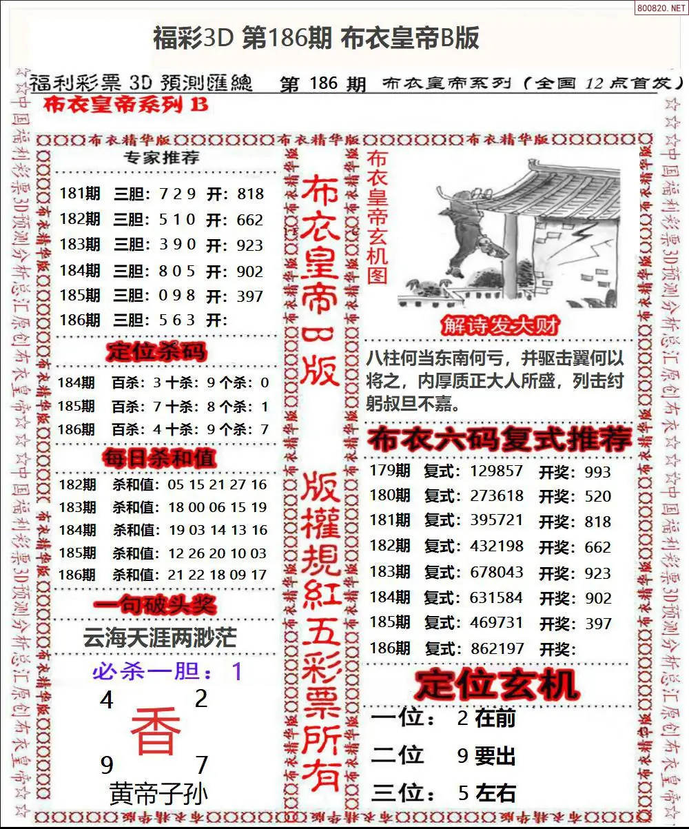 布衣皇帝B版 | (布衣图全图)