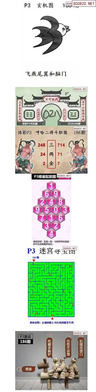 蜂巢天机图谜