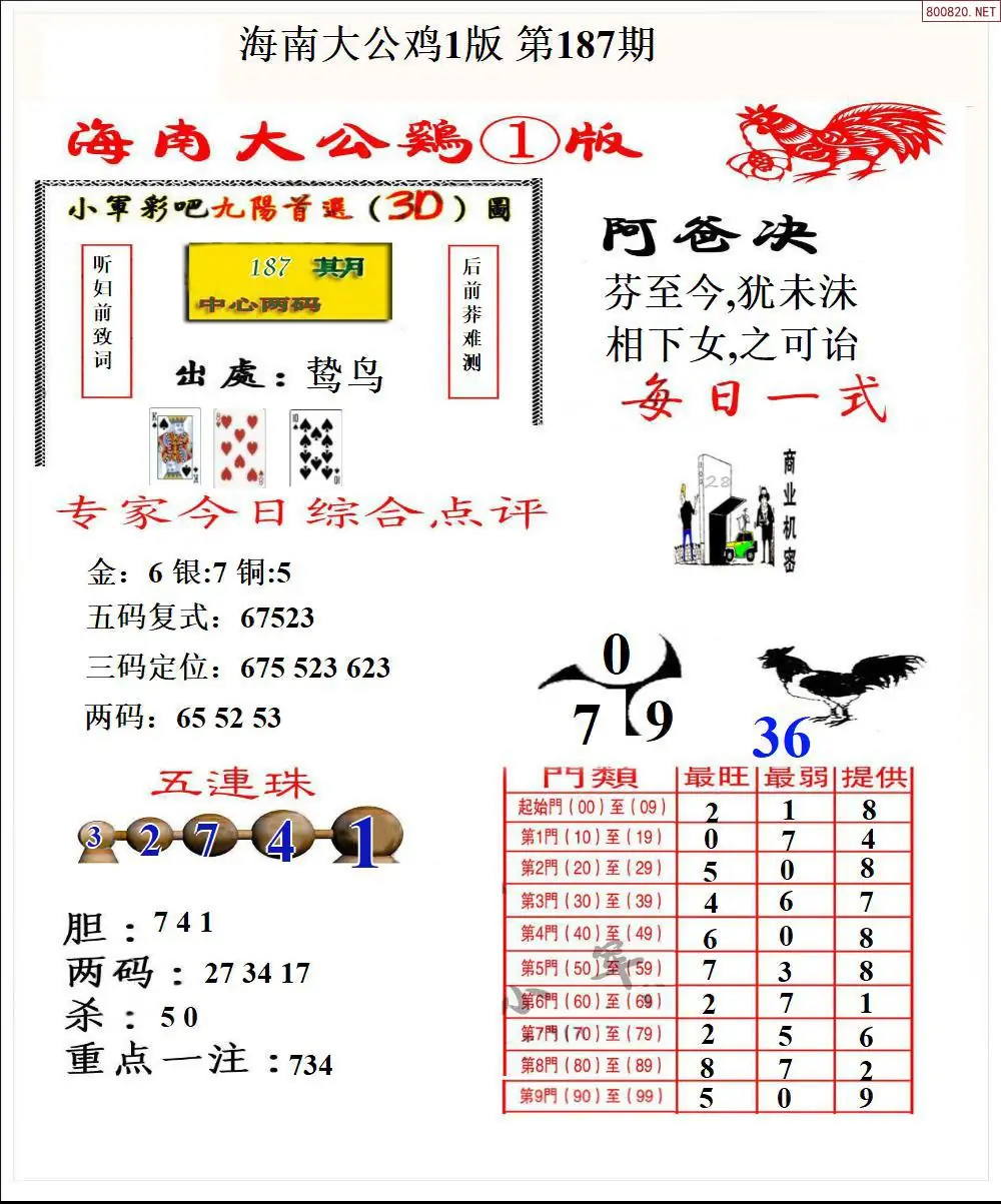 A197大公鸡1版