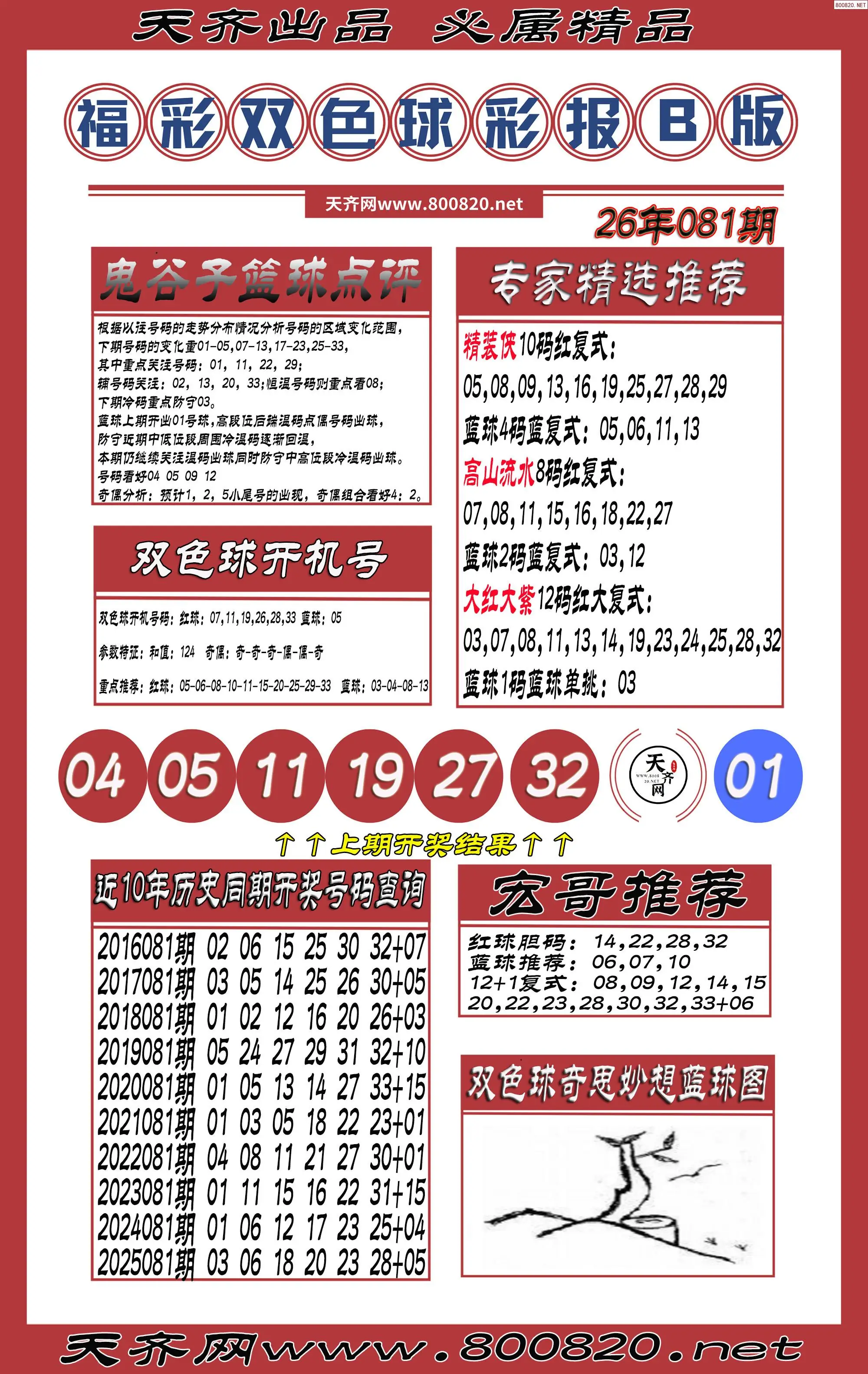 双色球彩报B版