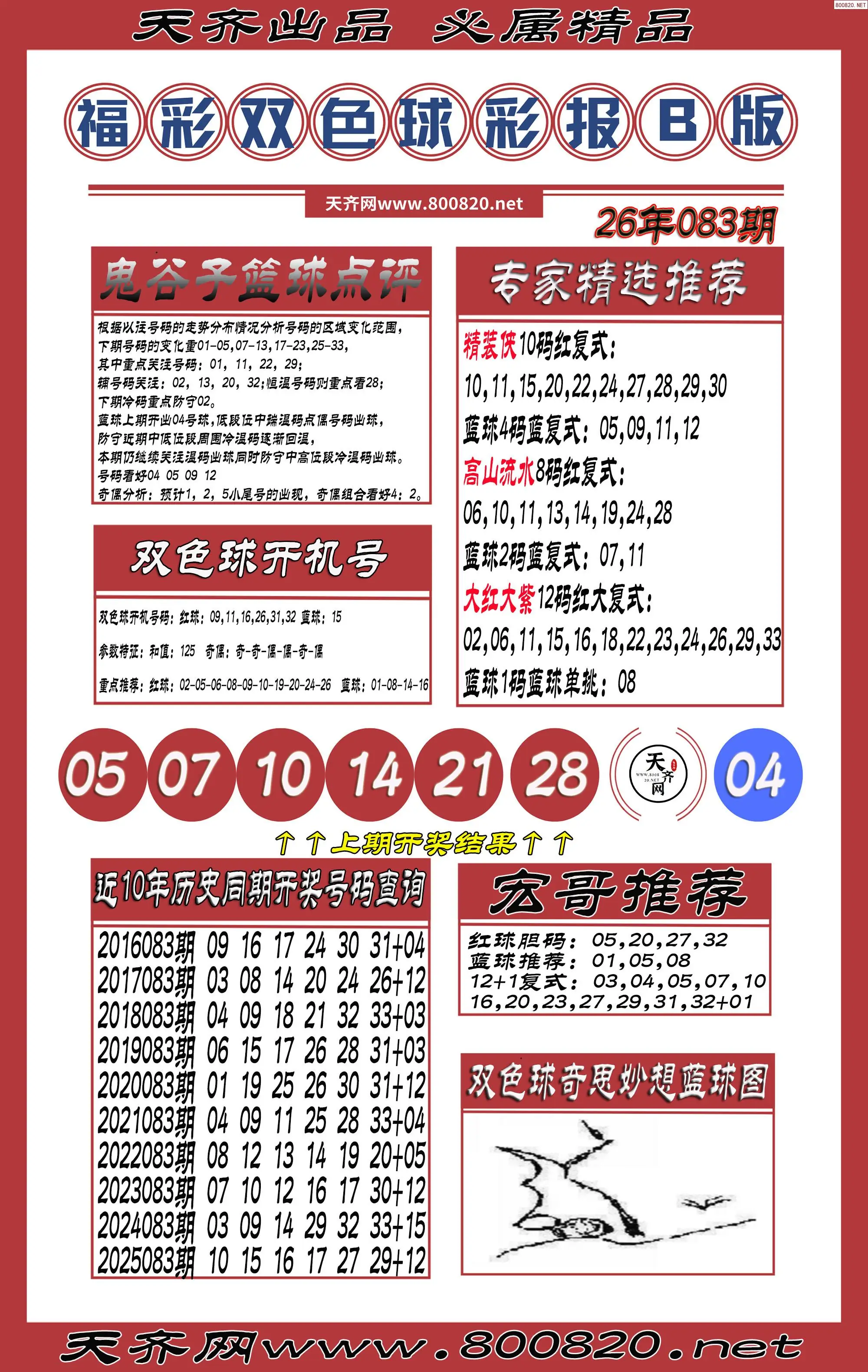 双色球彩报B版