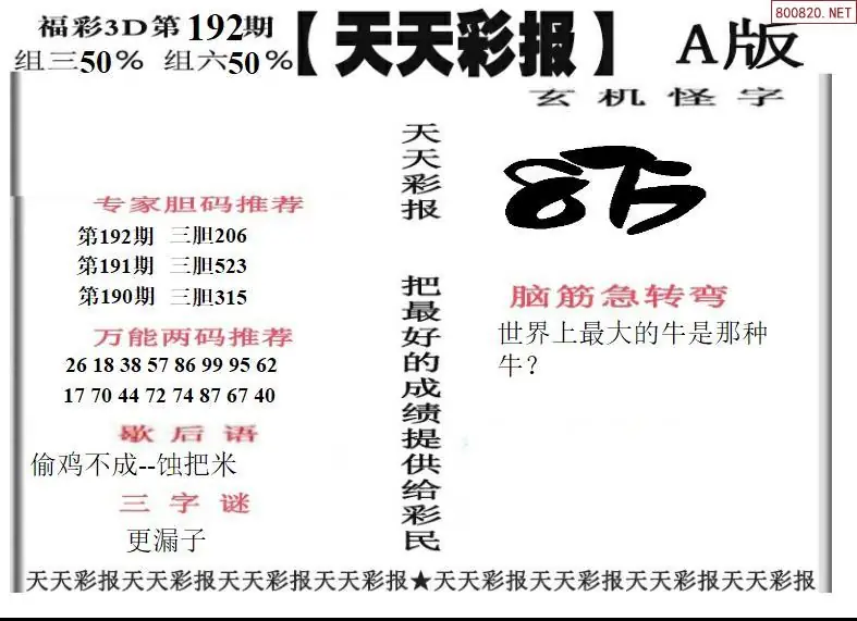 A201天天彩报1版
