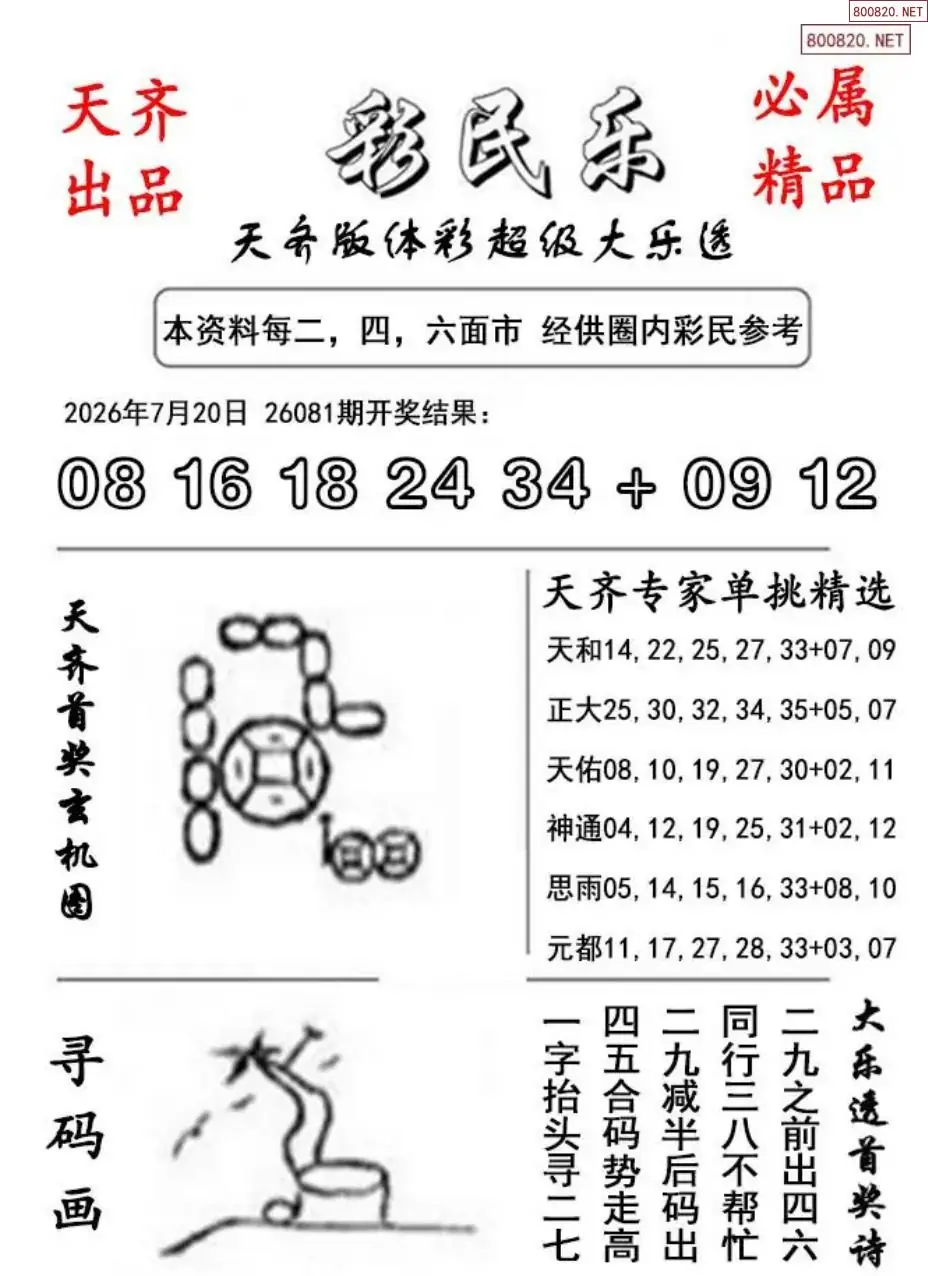 大乐透彩民乐图